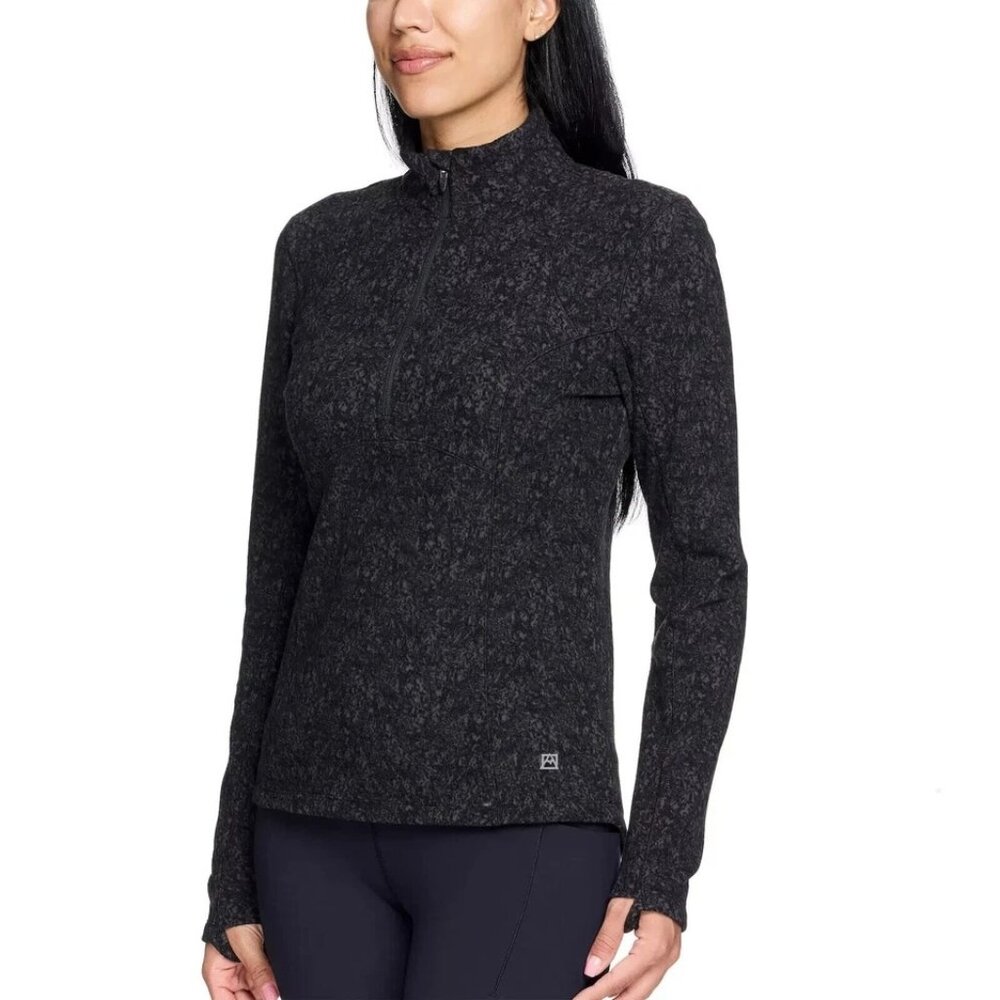 Spyder Active Women XXL Fleece Half Zip Athletic Pullover Lightweight Sweatshirt